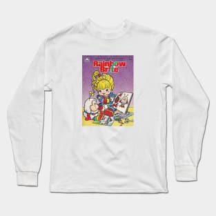 80s Rainbow Brite Studying Long Sleeve T-Shirt